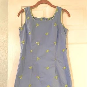 Lilly Pulitzer Krista Shift Dress Size 4 Crab/Lobster